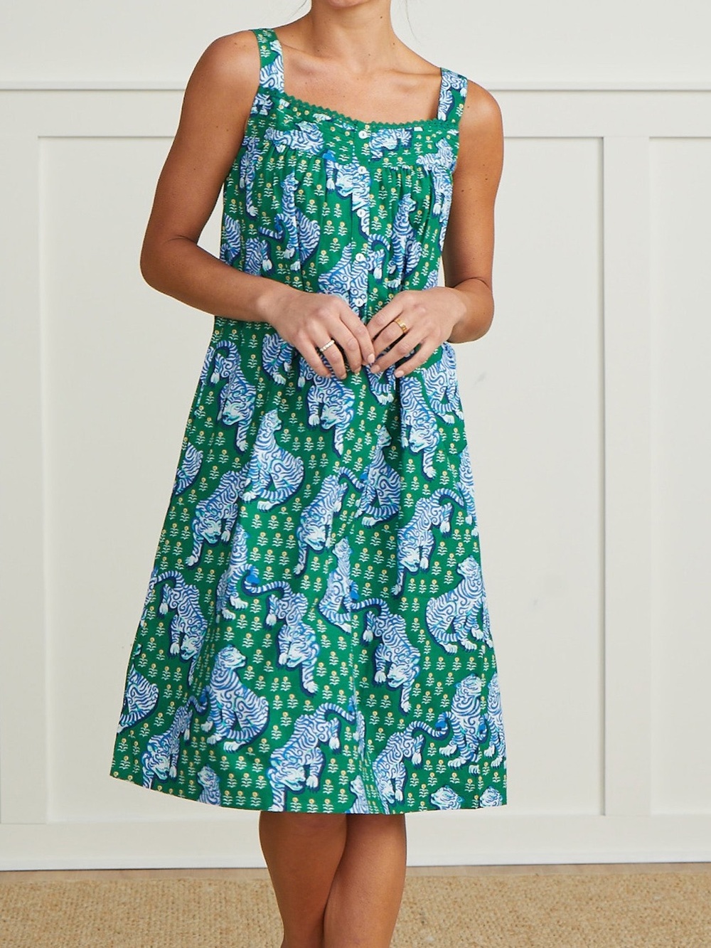 Printfresh Back to Bed Nightgown in Tiger Queen